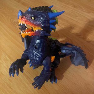Untamed Legends Dragon - Vulcan - (Dark Blue) by Wow Wee Interactive Toy